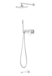 Душевой комплект Boheme Spectre 454-2-MW белый матовый